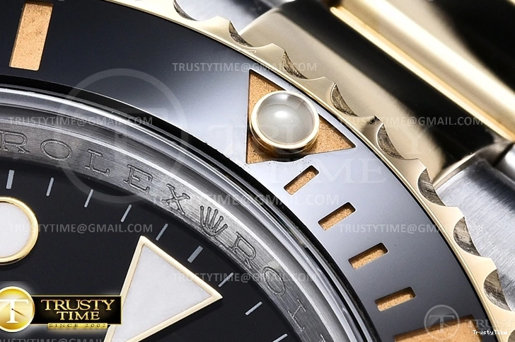 1202 Sophisticated Submariner 116613LN 904L YG SS Black ARF V3 A 1087